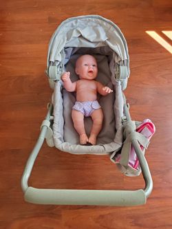 Pottery barn doll sale pram