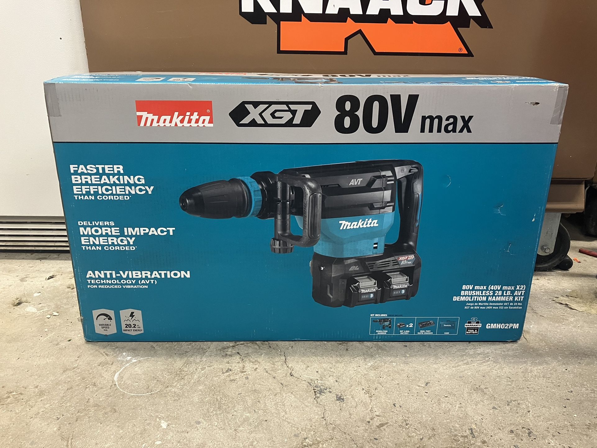 Makita 80V Max XGT Demolition Hammer