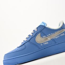 Nike Air Force 1 Low Off White Mca University Blue 23