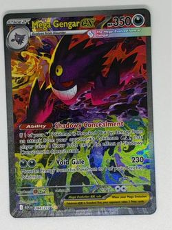 Mega Gengar ex 284/217 SIR – Pokémon Ascended Heroes – NM/Mint – Ultra Rare