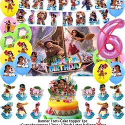 Moana 2 Birthday Party Decorations