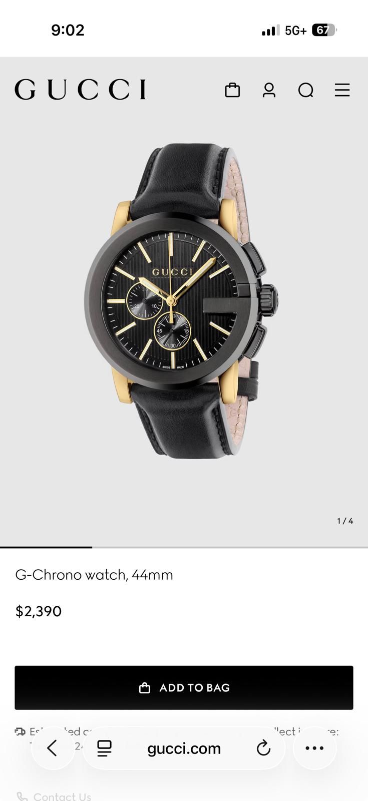 Gucci Men’s Watch