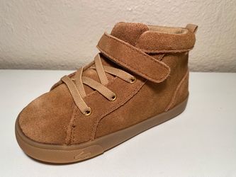 Kids Suede High-Top Sneaker Boot-NEW