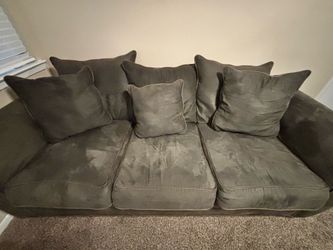 Dark Sage green sofa- oversized
