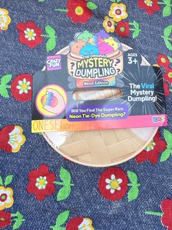 RMS Mystery Dumpling Neon Tie-Dye Edition Sensory Squishy NEW