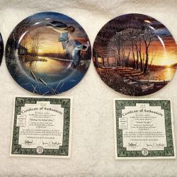 Woodland Wings Collector's Plate Complete Series - Ducks