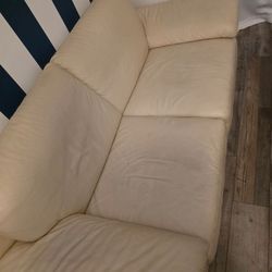 FREE Natuzzi leather couches & love seat