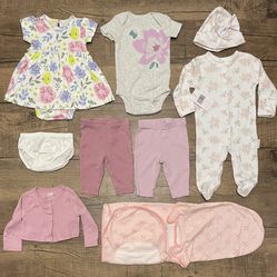 Baby Girl 0-3 Months Mixed Bundle Mixed Brands Excellent Condition
