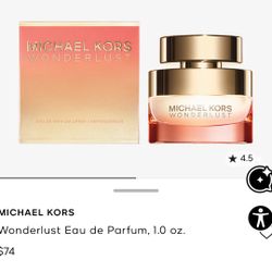 Michael Kors Wonderlust Eau de Parfum Spray Brand New in Sealed Box 1oz 30ml