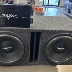 Skar Audio see of 12” 1000W subwoofers with 1200W RMS amp nothing sold separate no trades pick up in Tacoma FIRM PRICE