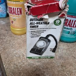 Outdoor all weather timer