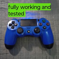 PlayStation 4 Controller DualShock 4 - Blue PS4 Video Game Controller - Fully Tested And Working 