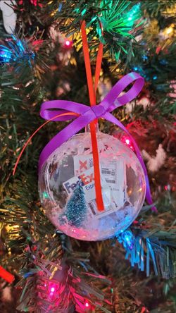 Handmade FEDEX Holiday Ornament