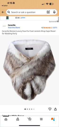 Caracilia Women Luxury Faux Fur Wrap