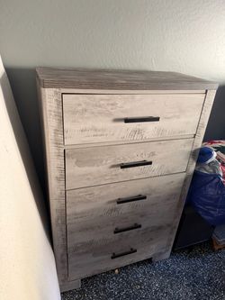 Rustic Grey Bedroom Set- Queen bed frame