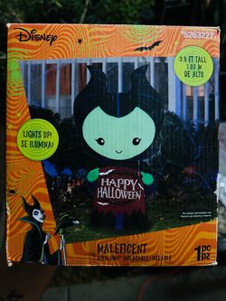 NEW 3.5ft Maleficent Halloween inflatable $30 “27ave and Glendale “