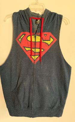 SUPERMAN WORKOUT HOODIE TANK