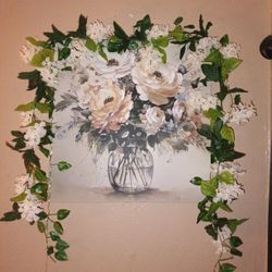 Flower Picture With Flowers Fake Flowers Included