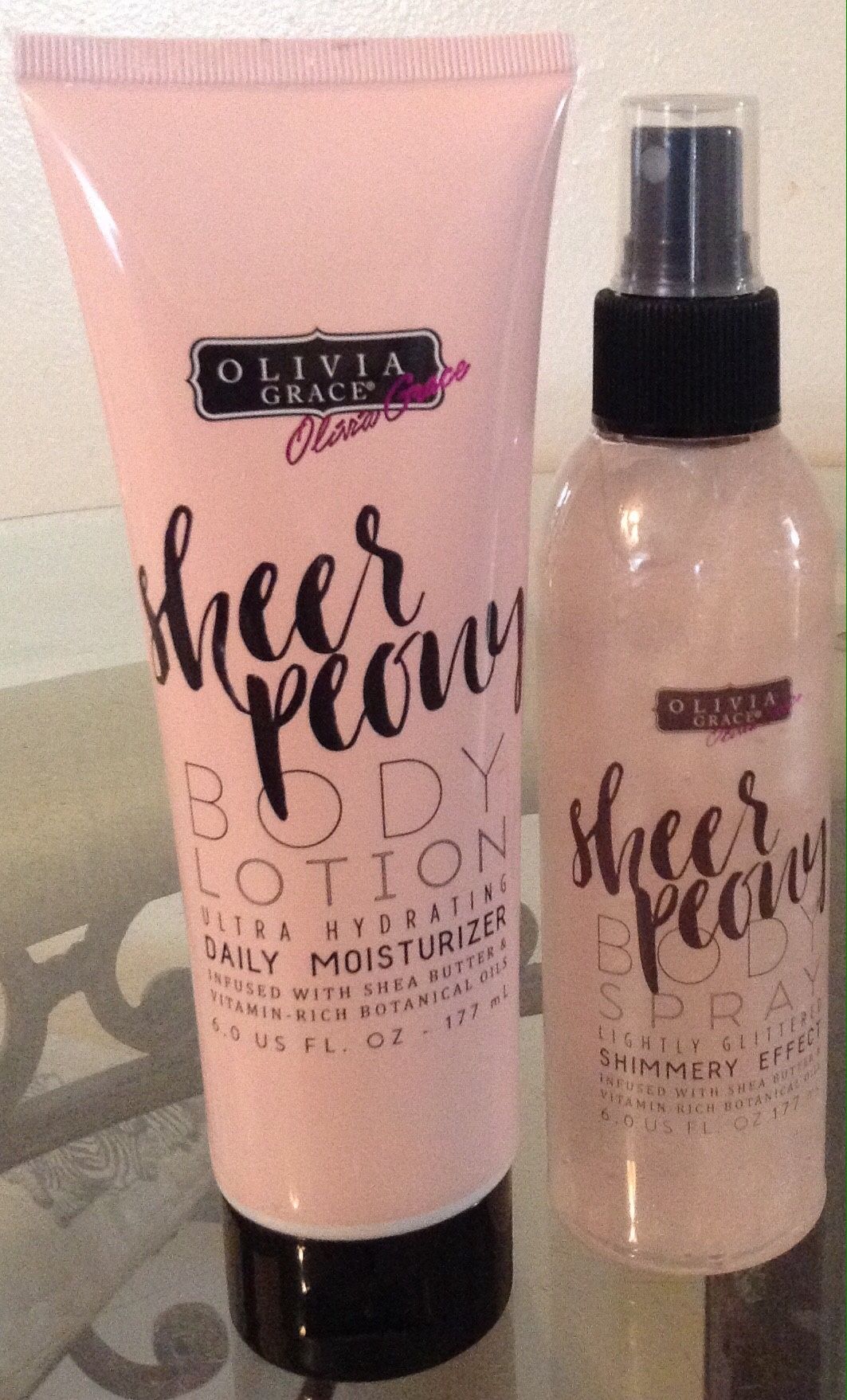 OLIVIA GRACE ULTRA HYDRATING SHEER PEONY BODY LOTION & SPRAY