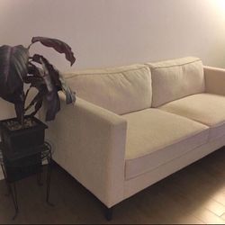 Fabric Beige Sofa 