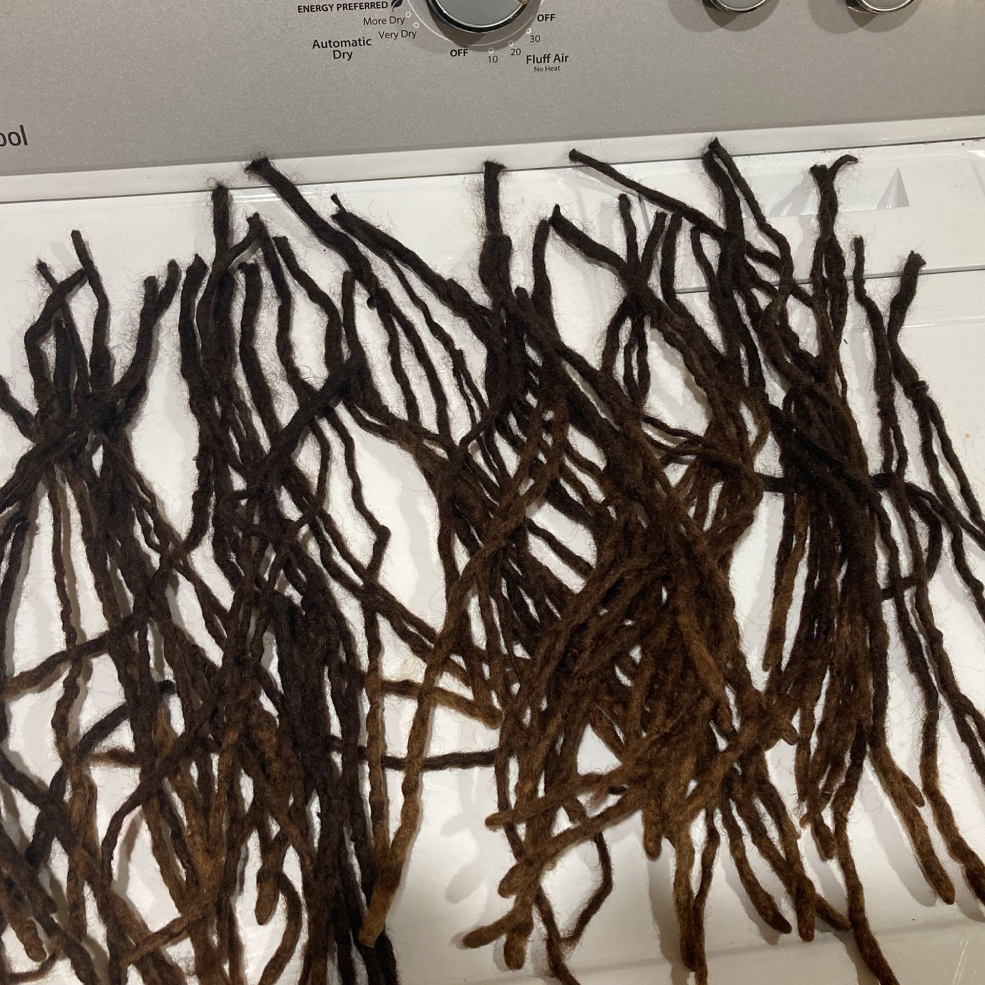 6 1/2 Year Old Dreadlocks (natural Single, Doubled, & Triple Strands) Bleached. Natural & Authentic Light/dark Brown