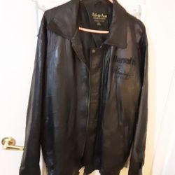 Roberto Amee Men's 3x Leather Jacket ..New