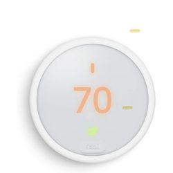 Nest Thermostat E Programmable Smart Thermostat for Home, App Controlled via Wifi, Programmable, Compatible with Alexa and Google Assistant, Frosted W