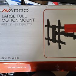 AVARRO NX-FML4390 Full Motion Large Mount 43-90", 130lb. UL/ULC
