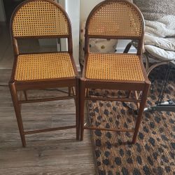 Rattan Counter Height Chairs