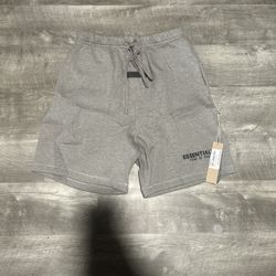  Essentials Fear of god dark oatmeal shorts