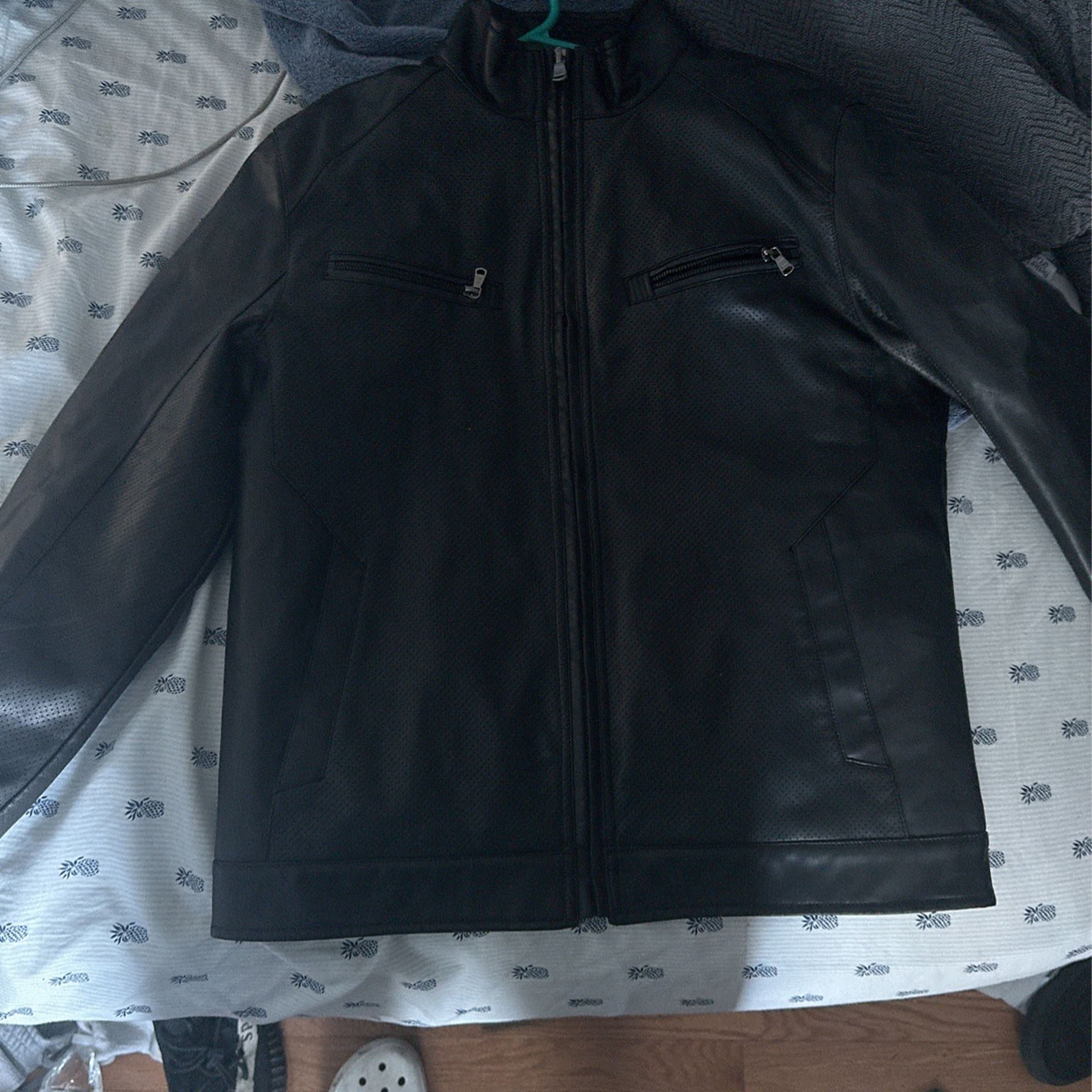 Micheal Kors Leather Jacket Size M (up For Offers)