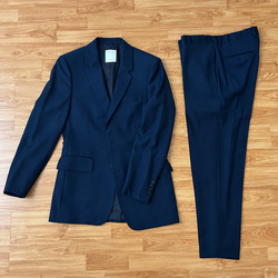 Sandro Paris Navy Suit - Jacket 46 / Trousers 40