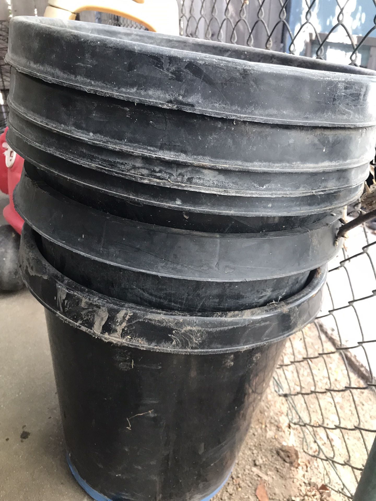 Pots For Plants 6 Available Strong Plastic $5 Each