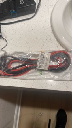 Red and Black DC Power Extension Cable
