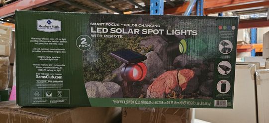 Color changing spot lights
