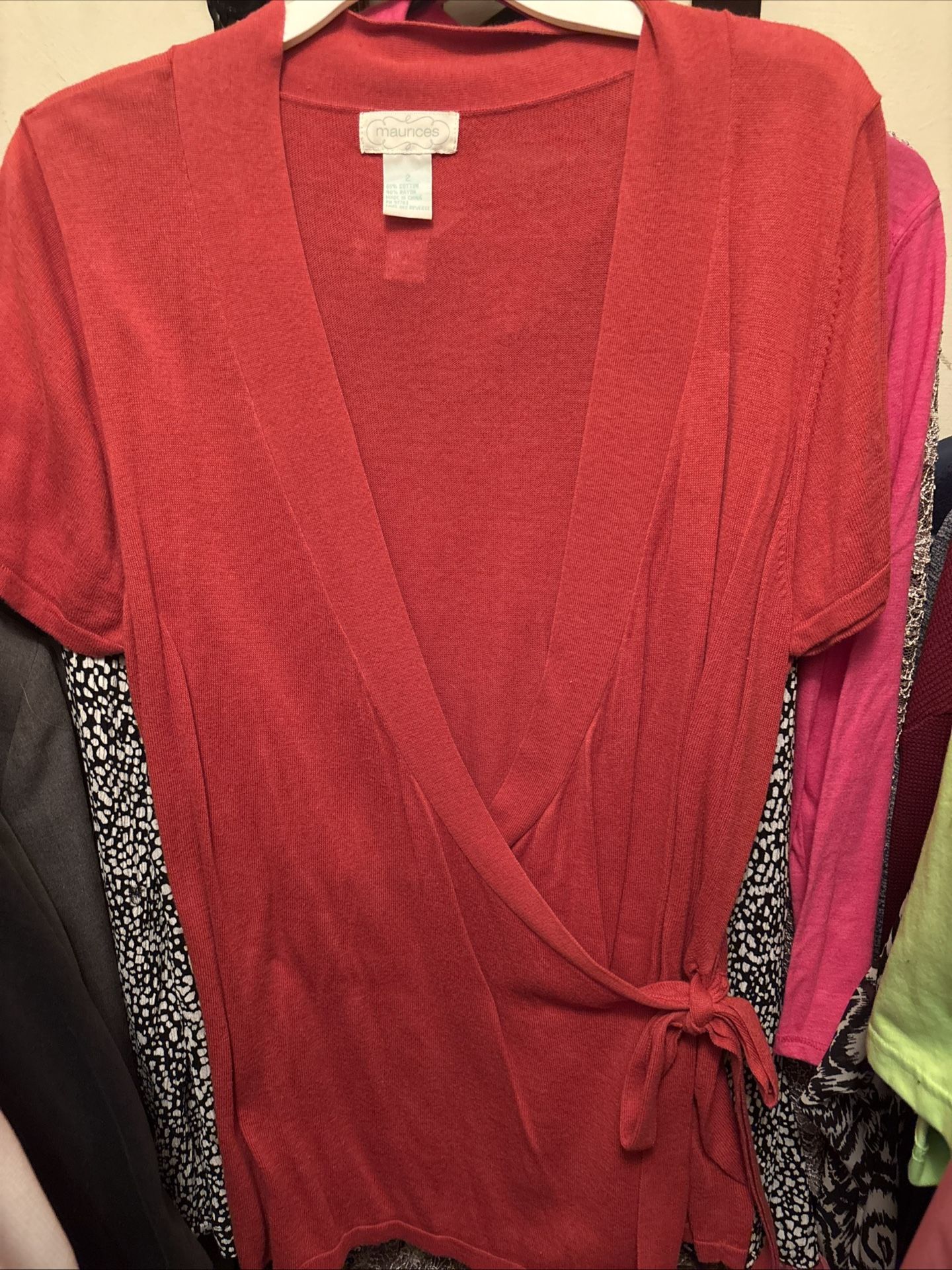 Maurices Size 2X Wrap Top