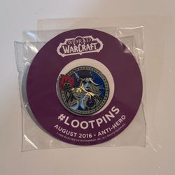 World Of Warcraft Pin - Loot Crate Exclusive August 2016 Anti-Hero