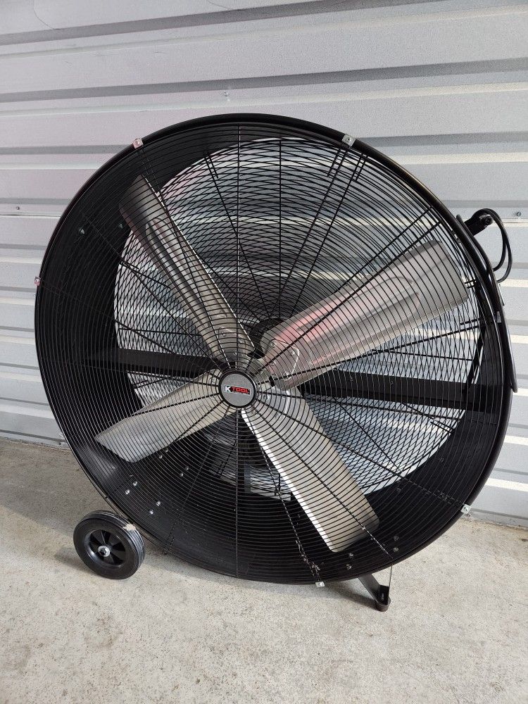 K Tool International 42” Belt Drive Drum Fan