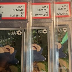 Pokemon 151: Snorlax Promo PSA 10 *Sequential #*