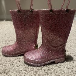 Pink Rain Boots girls Youth