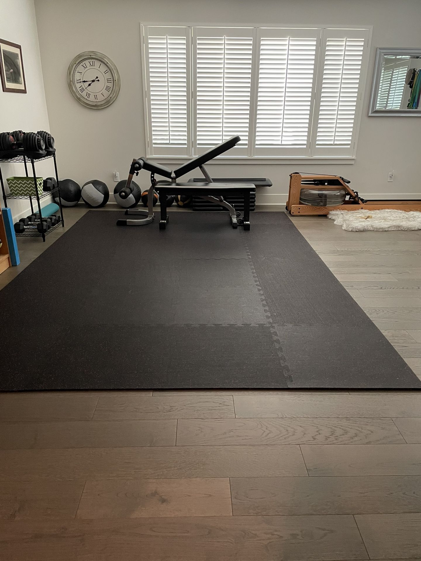 Rubber Gym Flooring Tiles
