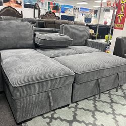😴Sleeper Sofa w/USB & Storage Living Room Furniture All 50% To 70% OFF 💥💥 $999 💥💥