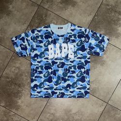 ABC CAMO RELAXED FIT BAPE LOGO TEE MENS Size Medium