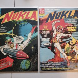 Dell Comics, Nukla #1 + #2, 2 Comics Total 