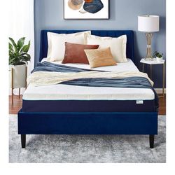 California king size 12 Inch Cooling Firm Support Foam Mattress with bed frame