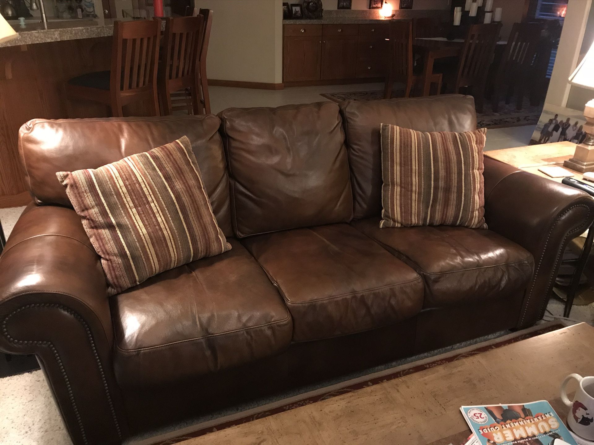 Genuine leather furniture