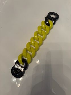 Marc Jacobs Chain Link Bracelet Yellow Black