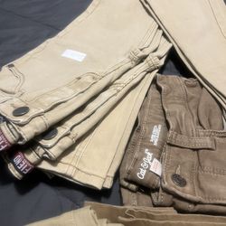 Size 10’Boys Khaki /Uniform Pants.. Children’s Place. Cat & Jack, Etc $6, $7 $8, $10 Used New, New Condition…