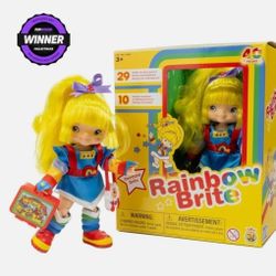 New Rainbow Brite 40th Anniversary 5.5" Fashion Doll TLS Toys Exclusive + 4 Accs