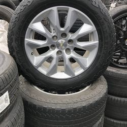 20. INCH WHEELS AND USED TIRES STOCK CHEVY